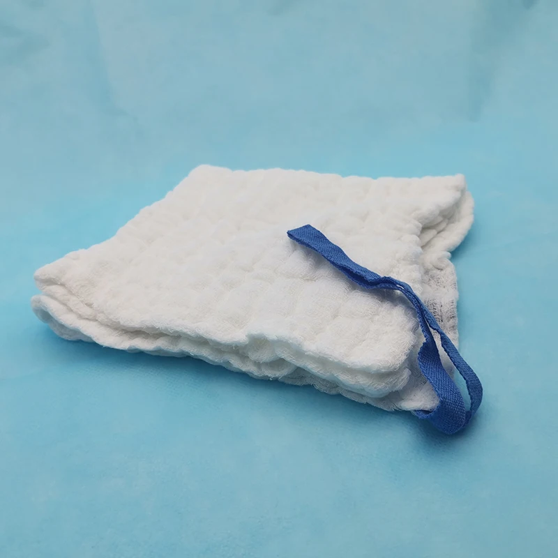 
Gauze Lap Sponge Abdominal Pad absorbent pre-washed sterile or non-sterile with x-ray tape 