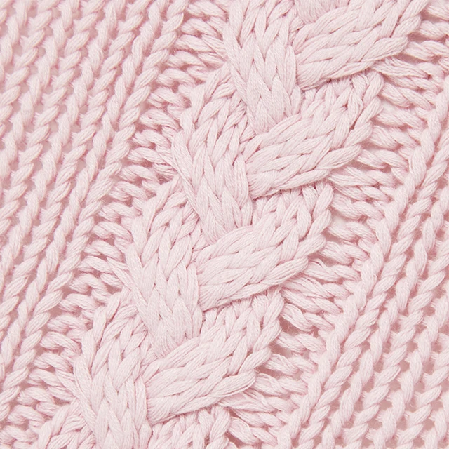 Knitwear manufacturer custom Knit SkirtCable Knit Linen Premium Sexy Slit Skirt