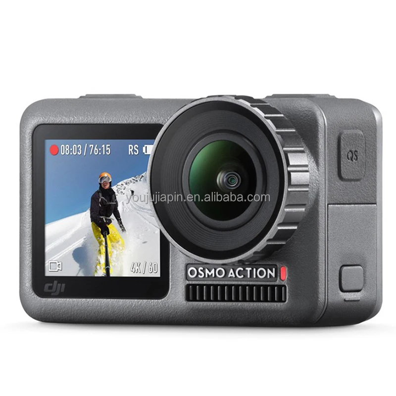  Спортивная Экшн-камера DJI Osmo 4K UHD HDR 60fps видеосъемка двойной экран монитор в режиме реального времени Водонепроницаемый VS Insta 360 ONE