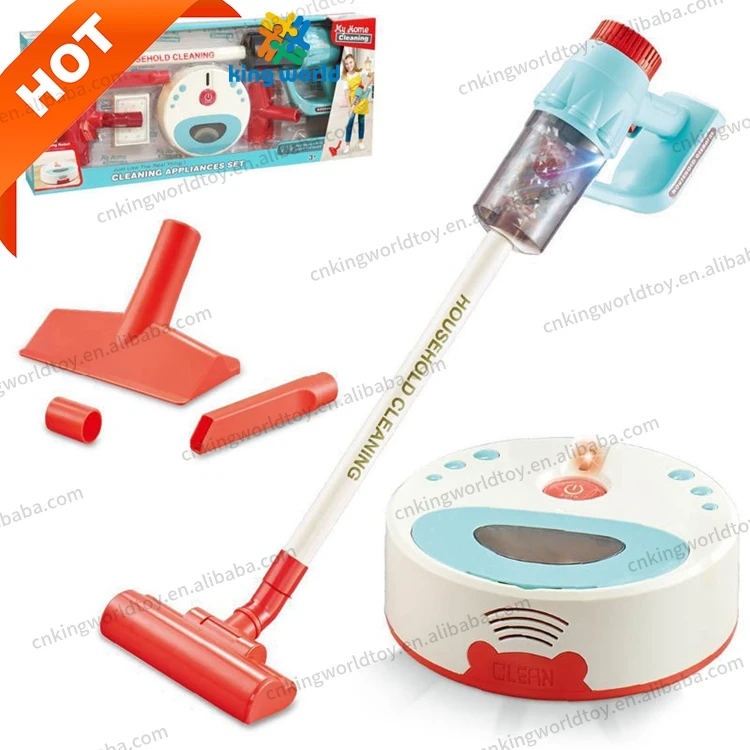 Hot Sale New Indoor Pretend Play Cleaning Toy Vacuum Mini Simulated Electric Vacuum Cleaner Toys