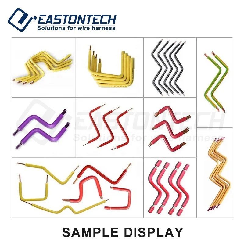 EW-08A fully automatic 6mm2 wire cutting stripping and bending machine copper wire bending machinery