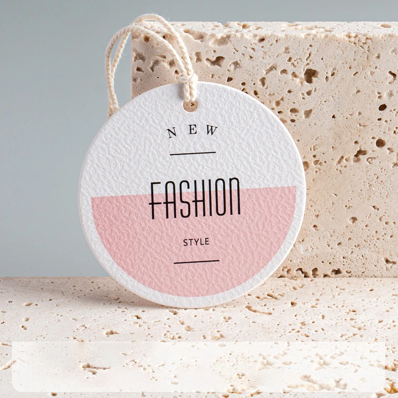 China best design garment paper card supplier clothing hang custom tag