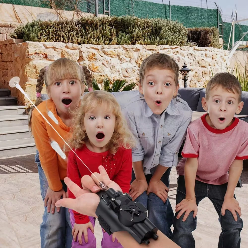 2024 Newest spider string shooter toy wrist web launcher string shooters toy holiday kids gift role play cosplay toys