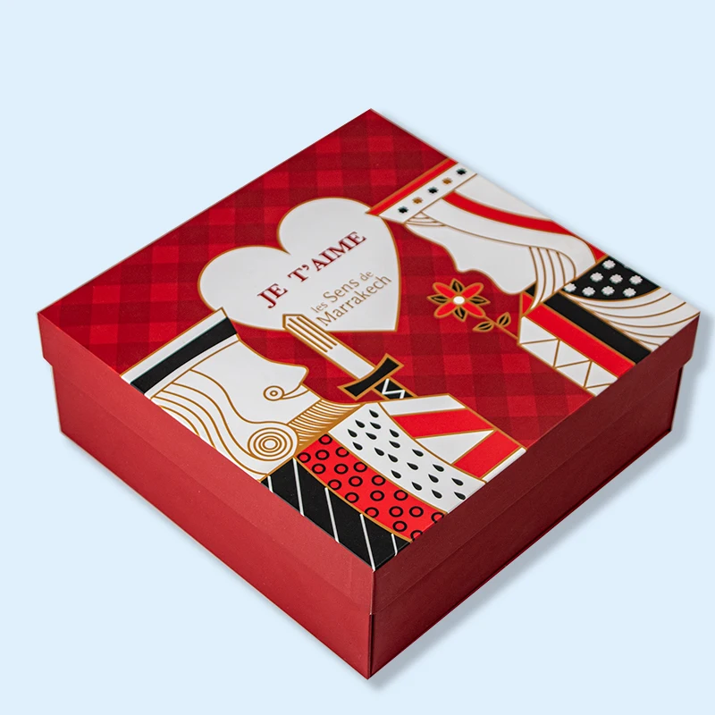 2024 Handmade Cardboard Box Lid And Base Paper Gift Packaging Boxes