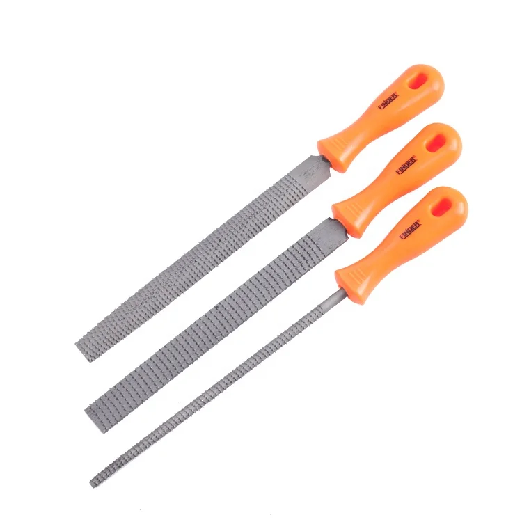 Деревообрабатывающий Профессиональный двухсторонний T10 стальной 3 шт. 8 дюймов деревянный набор пилок Полукруглый/плоский/круглый деревообрабатывающий ручной инструмент