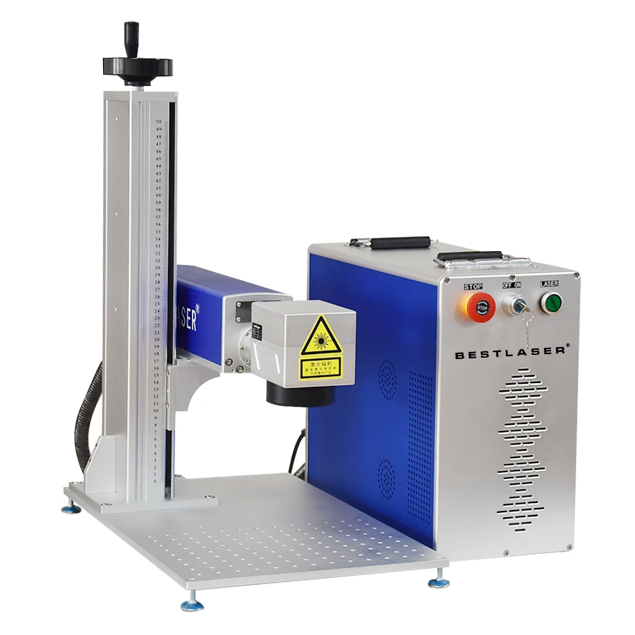 
optical color portable mini metal 20 30w 50w fiber laser marking machine 