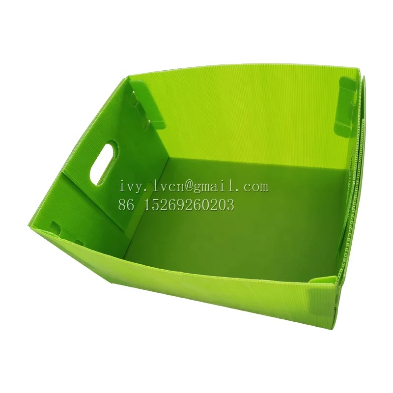 Folding Corrugated Plastic Reusable Box\Bin\Container Customized