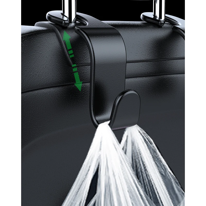 Seat Back Headrest Purse Hanging Hook Car Hanger Storage Baby Accessories round head shape Car Hook