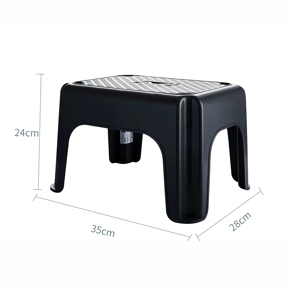 Home Furniture Portable hand-held square stool anti-slip face stool kids stackable plastic step stool