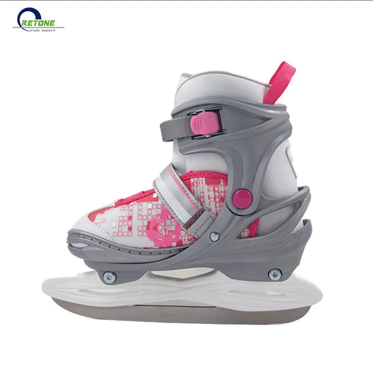 Popular Simple Fashion Easy To Operate Fixed Size Ice Skating Shoes For Beginner