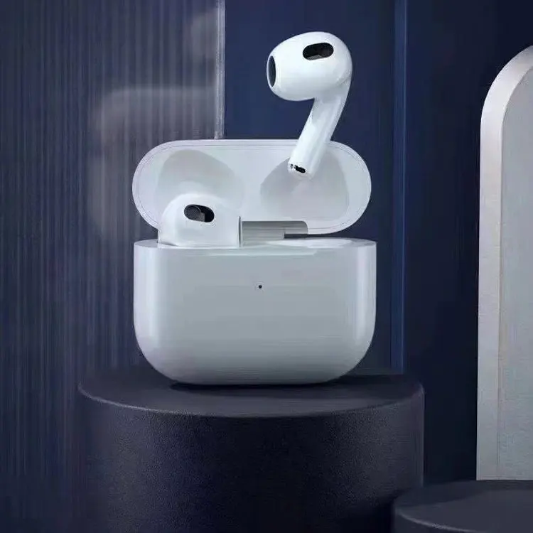 Новинка 2021 оригинальные 1:1 air pods 3 с беспроводным зарядным устройством TWS стереонаушники наушники Gen беспроводные
