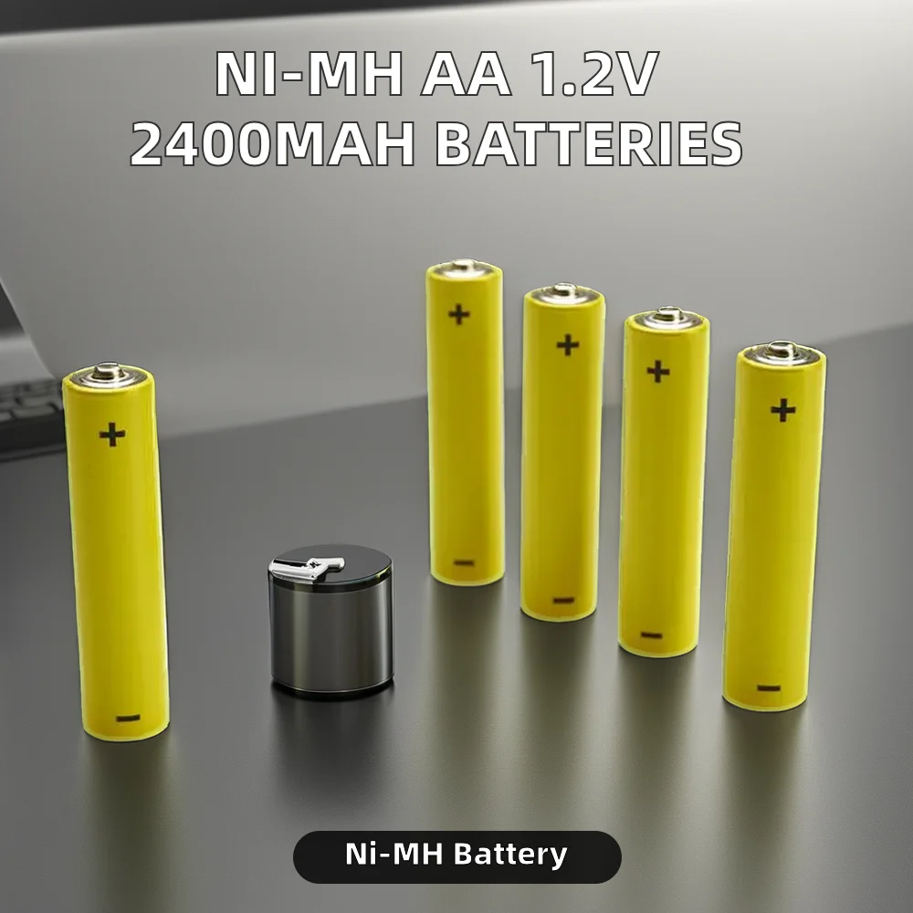 Best Nickel Metal Hydride (Ni-MH) AA 1.2V 2400mAh Batteries for Flashlights Toys Medical Devices and Boats Model SC