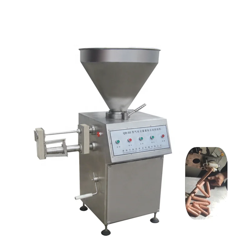 Sausage Filler Stuffer Sausage Linker Tying Machine Automatic Sausage Twisting Machine