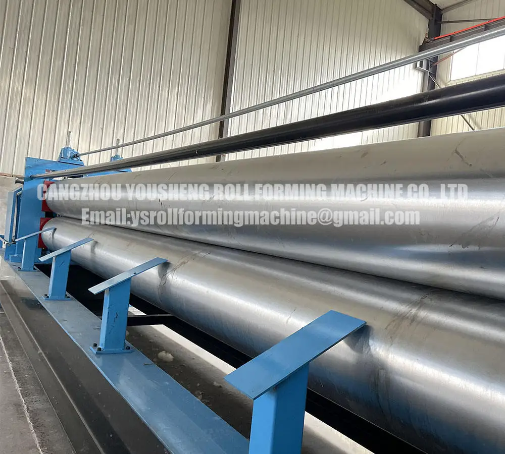 Roll Forming Machine Steel Tile Sheet Round Wave Corrugated Machine Thin Metal Barrel Drum Type 0.14-0.45 Mm Thickness