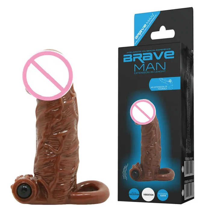 Silicone big cock sex toys bullet vibrating penis sleeve for men sex-penis-sleeves girth belt sex-penis-sleeves