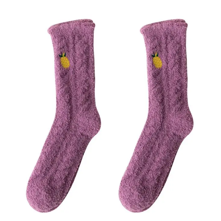 Hot Sale Fuzzy Warm Slipper Socks Women Super Soft Microfiber Cozy Sleeping Socks