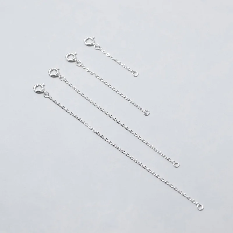 Bulk Wholesale Fashion Gold Plated 925 Extend Chain Necklace Bracelet Diy Jewelry Accessories