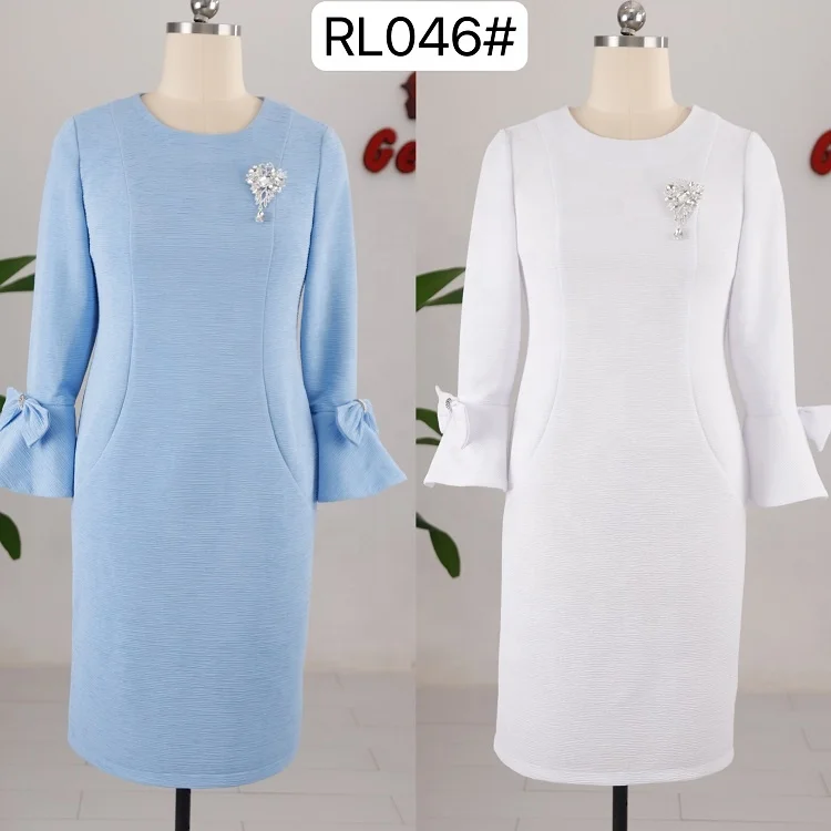 Turkey Office Dress Elegant Women Dress Made In Turkey Vestido Maxi Plus Size Casual Dress for Church