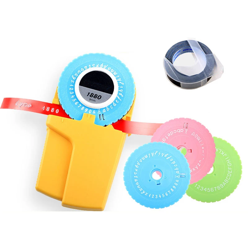 Новый 3D DIY ручной производитель этикеток 9 мм для Dm 1880 тиснение пластиковых пвх руководство