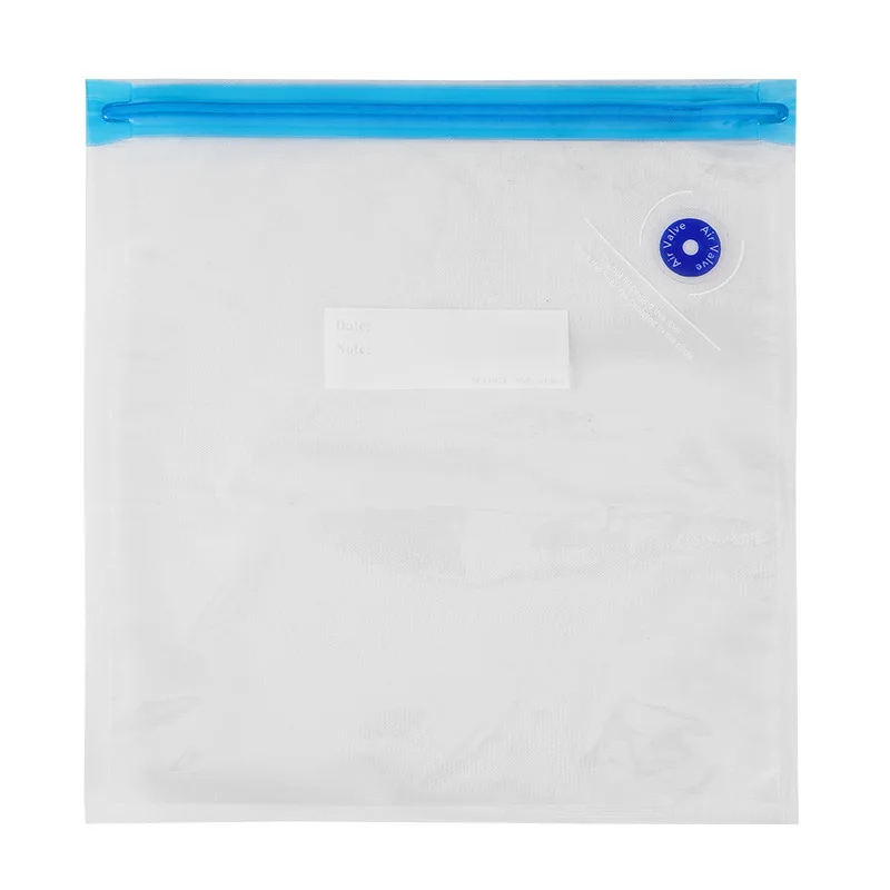 Vacuum food compression bag Zipper slip lock ziplock storage bag Frozen refrigerated sealed waterproof food bag