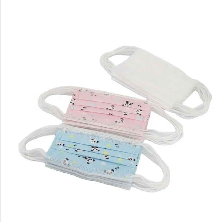 Kids print 3ply disposable mask cute children face mask medical face children masks