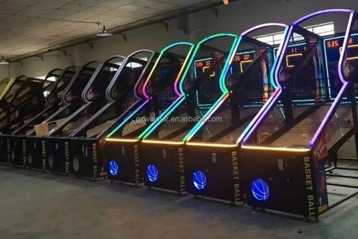 Высококачественная электронная аркадная Спортивная игра баскетбольная с монетоприемным управлением сумасшедший обруч машина для продажи