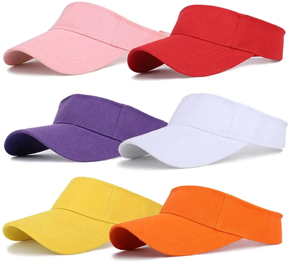 SF-118 Unisex Sports Sun Visor Adjustable UV Protection Sun Hat Cap for Beach Pool Golf Tennis
