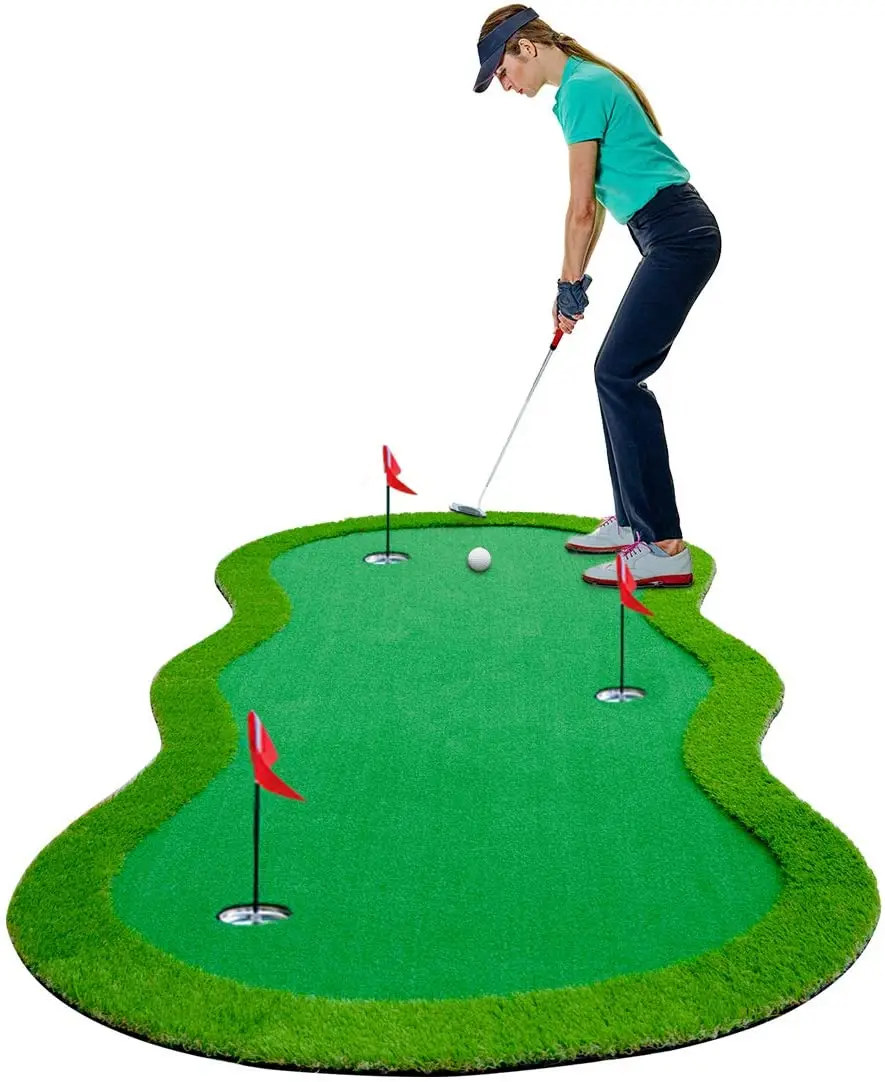 Nice Design Large Artificial Synthetic Turf Golf Putting Green Mat Putting Green Carpet Indoor Outdoor Golf Putting Green
