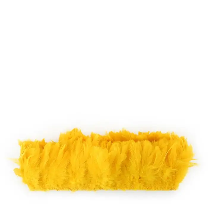 Rooster Schlappen White Dyed Feather