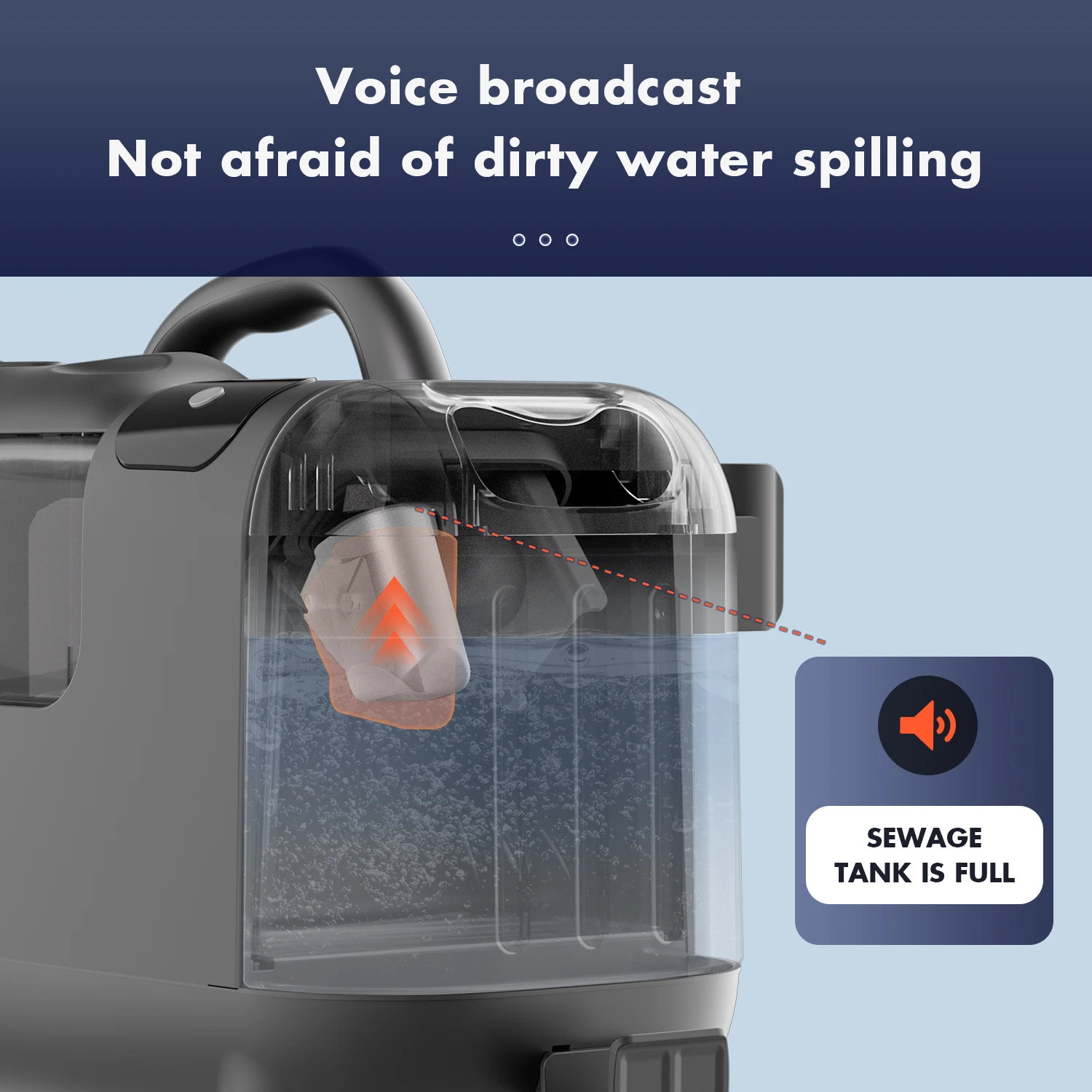 Portable Wet and Dry Vacuum Sofa Carpet Cleaner Household Upholstery Fabric Washing Steam Spill Spot Cleaner