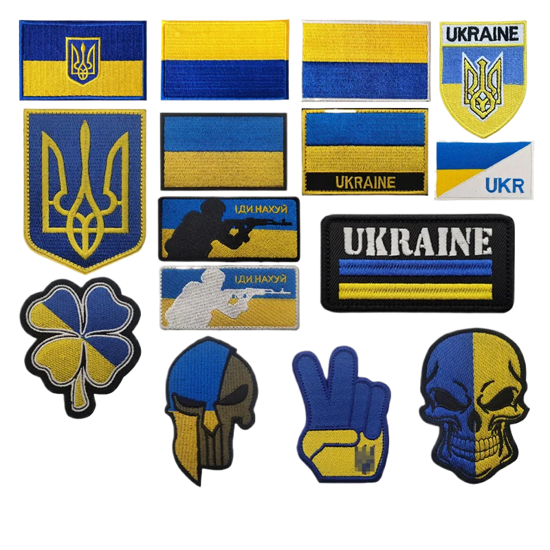 Cross-border Sales of Ukrainian Embroidery   Badge Patch