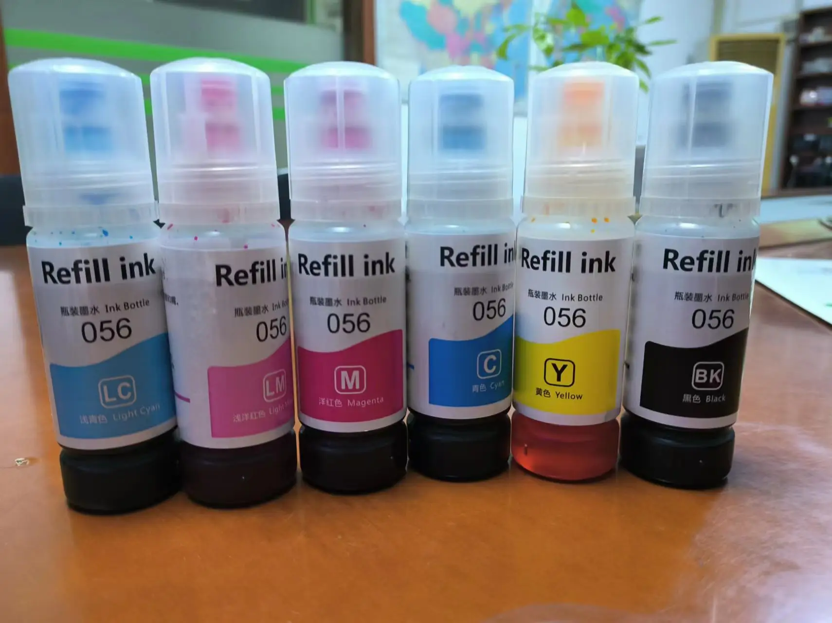 Factory price premium tina 056 574 108 057 T09D refill ink For Epson L8058 L8050 L18050 high quality printer ink