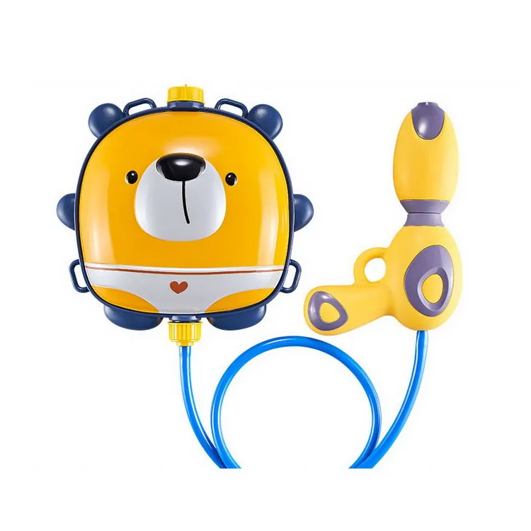 Kid Summer Outdoor Water Toy Cute Animal Large Capacity Water Gun Backpack For Kids