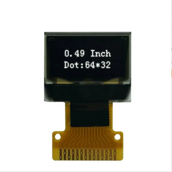 Прозрачный монохромный OLED-модуль 96x16 с ЖК-дисплеем 0 69