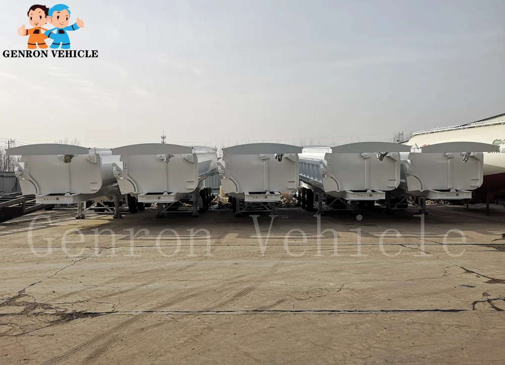 Australia/Indonesia/Malaysia 3 axles side tipper/tipping/rollover dump semi trailer truck for coal transport/mining from factory