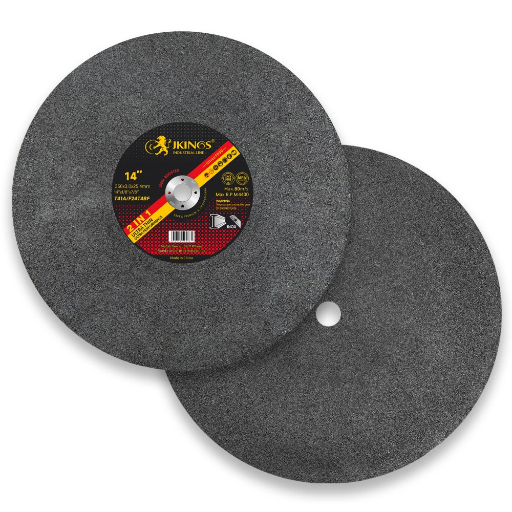 14-Inch Metal Cutting Disc 350*3*25.4 mm Abrasive Tools Aluminum Oxide Cut off Wheel for Stainless Steel