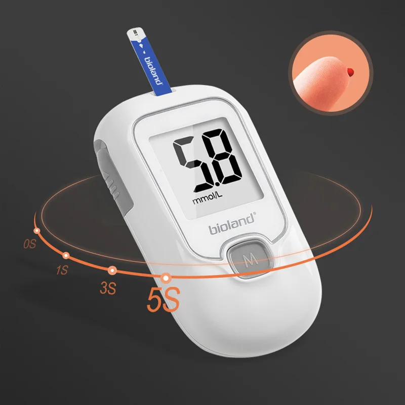  CE Marked Stripless Blood Glucose Tester Meter Price Test