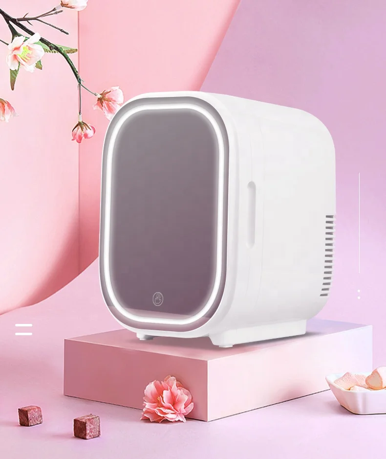 Electric Luxury 8L Makeup Skincare   Cosmetics Display Fridge Small Car Fridge