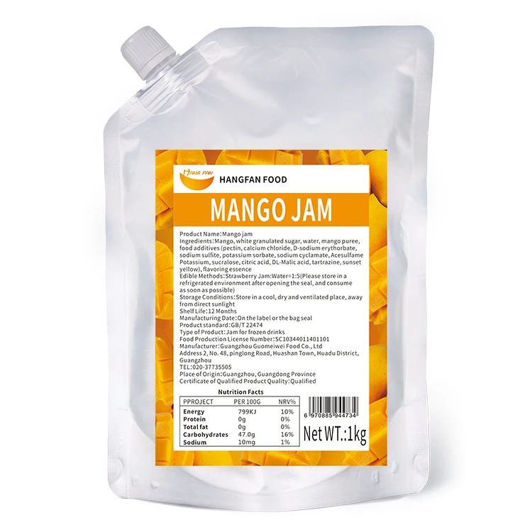 
Mango Jam Made From Raw Materials For Fruit Tea In Direct Sale Bags 