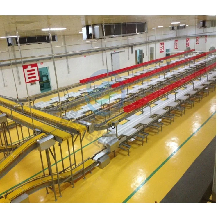 Stainless Steel Meat Cutting Conveyor for Cattle and Sheep Slaughter House Equipment