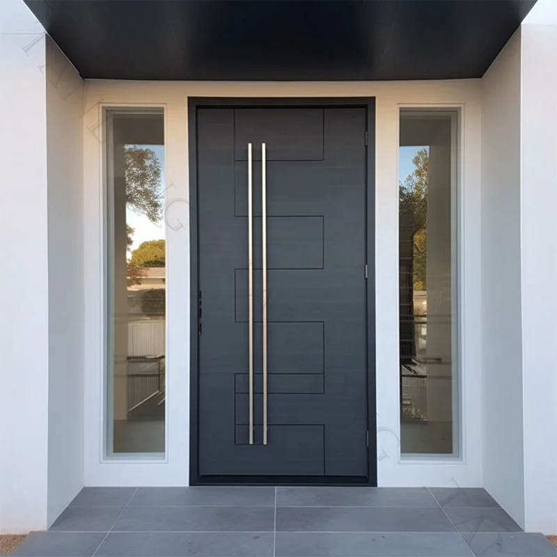 Custom high quality european modern security door front entrance doors for houses