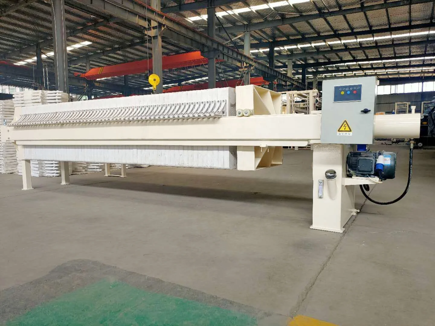 Recessed Plate Filter Press for Wastewater Treatment in Chemical Complex on Production Factory of Complex Mineral Fertilizers