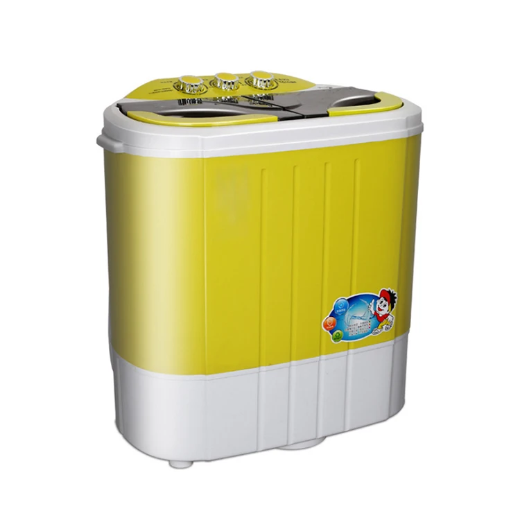 
Portable Mini Compact Twin Tub Washing Machine and Spin Cycle Dryer w/ Hose 
