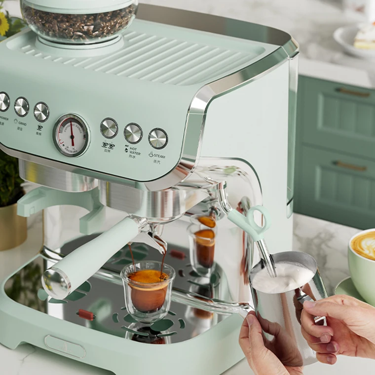 Stelang Home 15Bar Arabic Espresso Coffee Cappuccino Powder Coffee Making Machine For Cafe