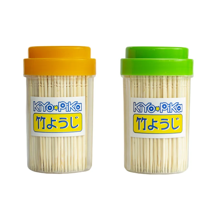 Cheap Toothpicks Wholesale Plastic Bottles Disposable  Bamboo Toothpick Making by Machine