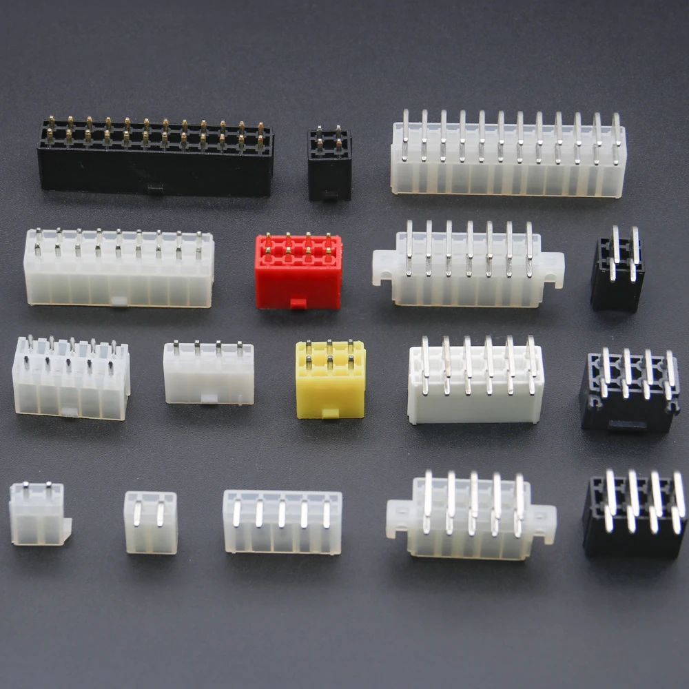 
Needle Seat 4.2mm Mini-Fit Jr Header Straight Right Angle Pcb Pin Header Conector Molex Pcb Header 5569 