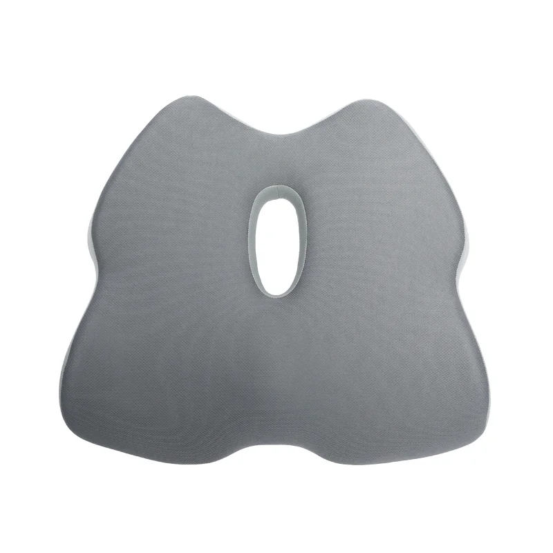 China Manufacturer Adult Auto Drivers Memory Foam Orthopedic Coccyx Car Seat Cushions With Strap