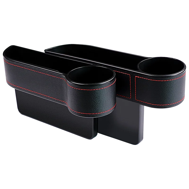 New PU car seat gap organizer car seat seam wedge leather storage box