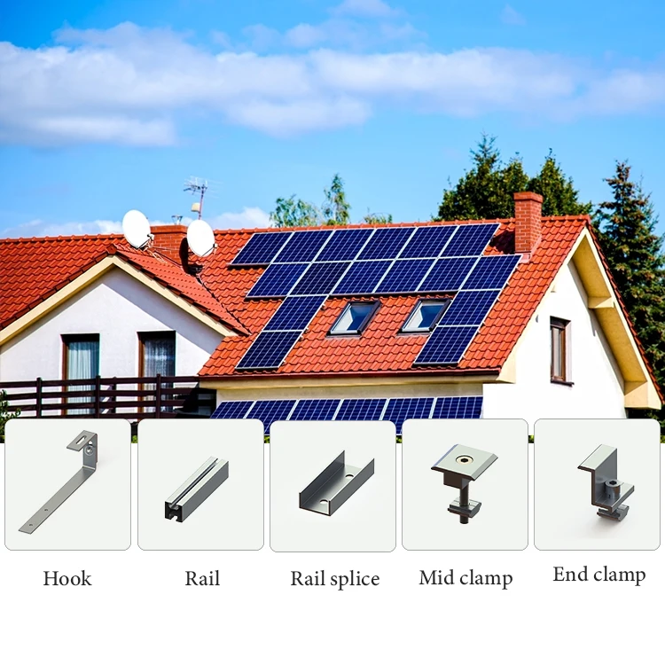 Asphalt Roof Shingles Mounting Bracket Solar PV Racking System tile roof hook solar roof hook shingle tile