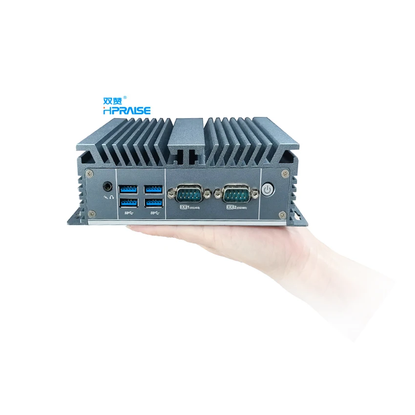 Промышленный класс nano nuc безвентиляторный rs485 rs232 i210 Сеть три 4k дисплей N100 N300 мин ПК компьютер
